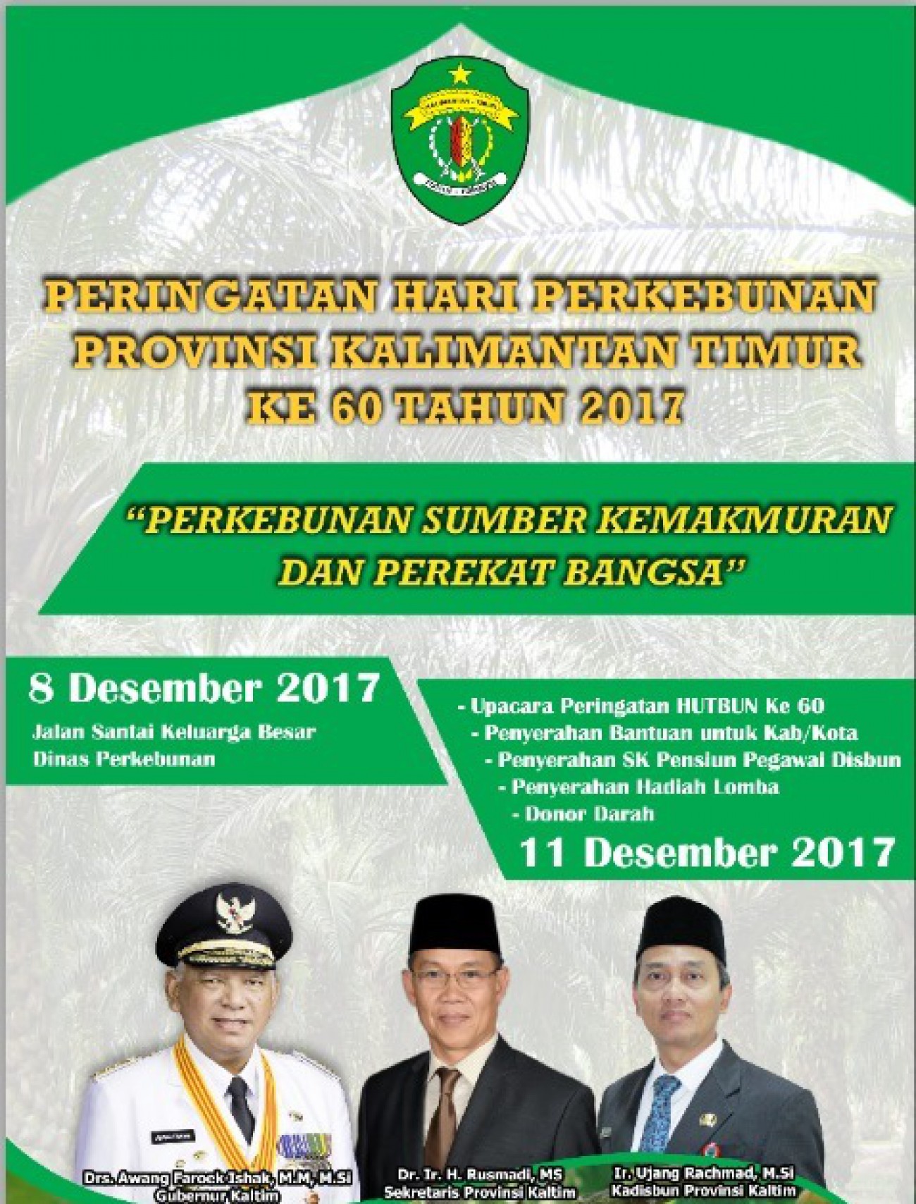 Peringatan Hari Perkebunan ke-60 Tahun 2017